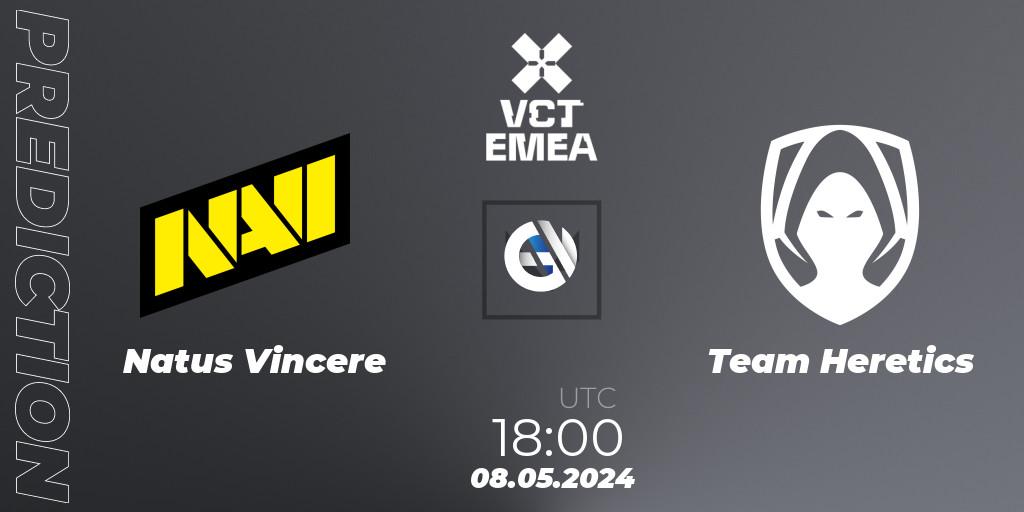 Natus Vincere - Team Heretics: прогноз. 08.05.2024 at 18:30, VALORANT, VCT 2024: EMEA Stage 1