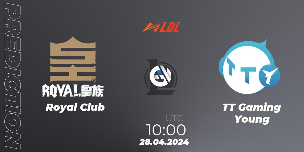 Royal Club - TT Gaming Young: прогноз. 28.04.2024 at 10:00, LoL, LDL 2024 - Stage 2