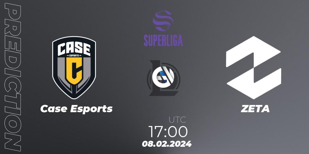 Case Esports - ZETA: прогноз. 08.02.2024 at 17:00, LoL, Superliga Spring 2024 - Group Stage
