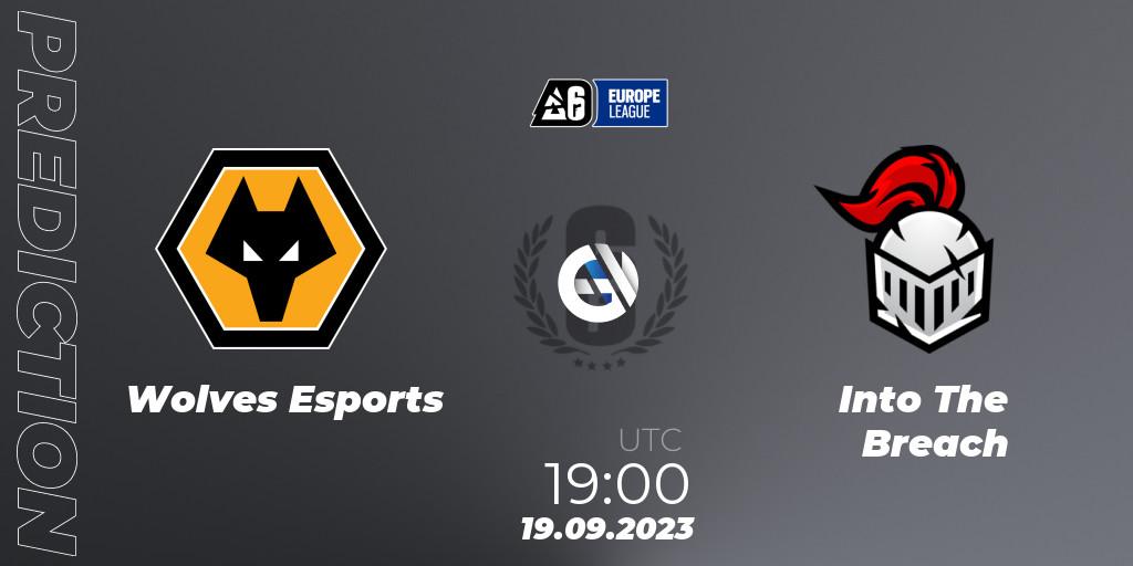 Wolves Esports - Into The Breach: прогноз. 19.09.2023 at 19:00, Rainbow Six, Europe League 2023 - Stage 2