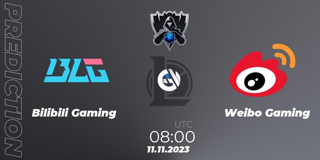 Bilibili Gaming - Weibo Gaming: прогноз. 11.11.23, LoL, Worlds 2023 LoL - Finals