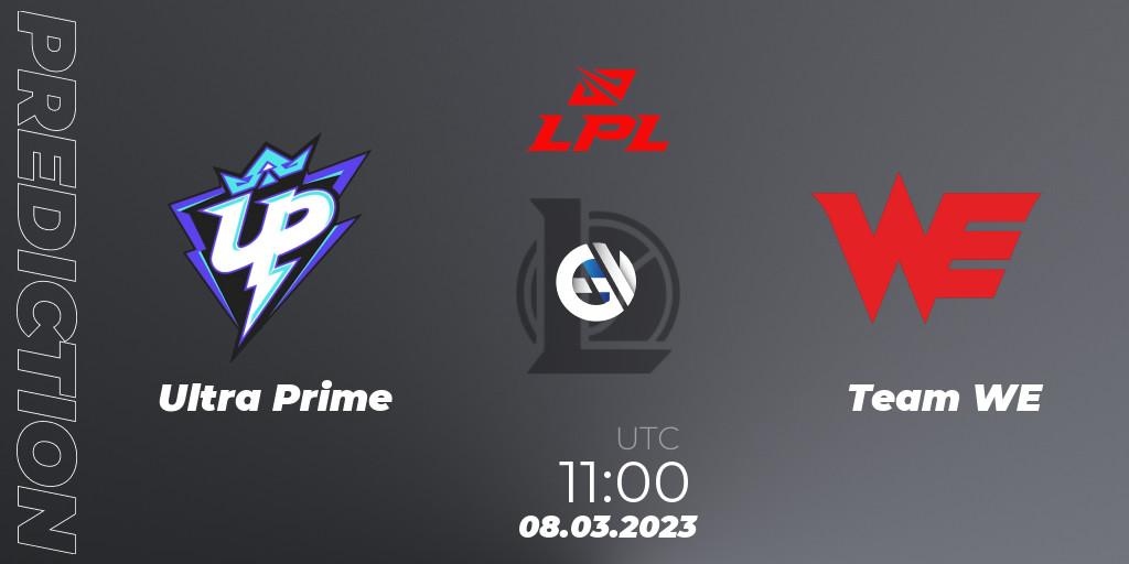 Ultra Prime - Team WE: прогноз. 08.03.2023 at 11:30, LoL, LPL Spring 2023 - Group Stage
