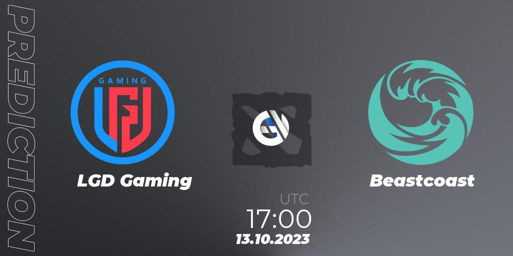 LGD Gaming - Beastcoast: прогноз. 13.10.23, Dota 2, The International 2023 - Group Stage