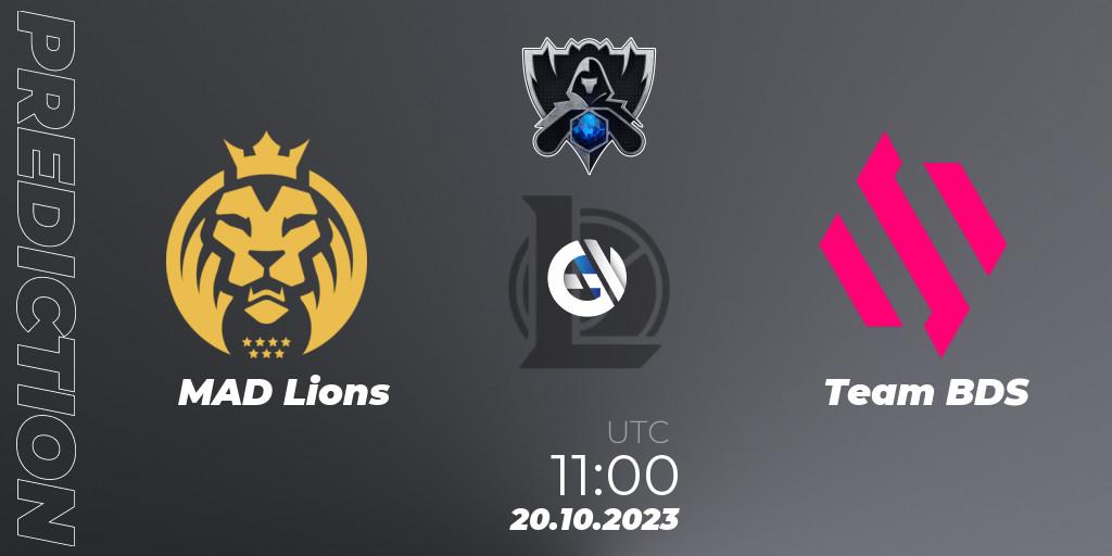 MAD Lions - Team BDS: прогноз. 20.10.2023 at 07:30, LoL, Worlds 2023 LoL - Group Stage