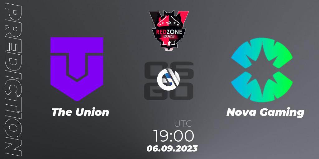 The Union - Nova Gaming: прогноз. 06.09.2023 at 19:00, Counter-Strike (CS2), RedZone PRO League 2023 Season 6