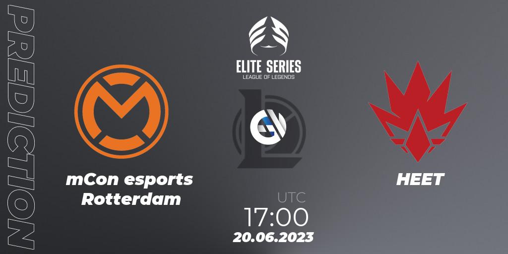 mCon esports Rotterdam - HEET: прогноз. 20.06.23, LoL, Elite Series Summer 2023