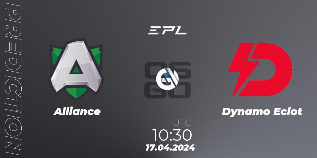 Alliance - Dynamo Eclot: прогноз. 17.04.24, CS2 (CS:GO), European Pro League Season 15