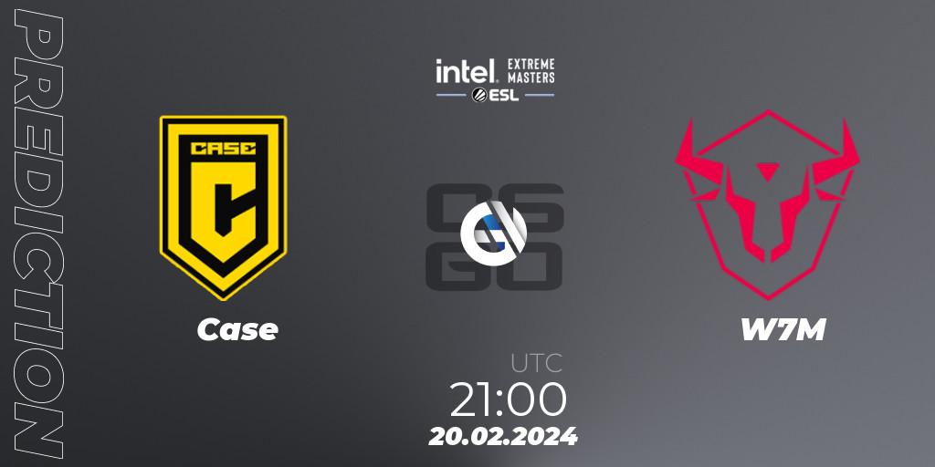 Case - W7M: прогноз. 20.02.2024 at 21:00, Counter-Strike (CS2), Intel Extreme Masters Dallas 2024: South American Open Qualifier #2