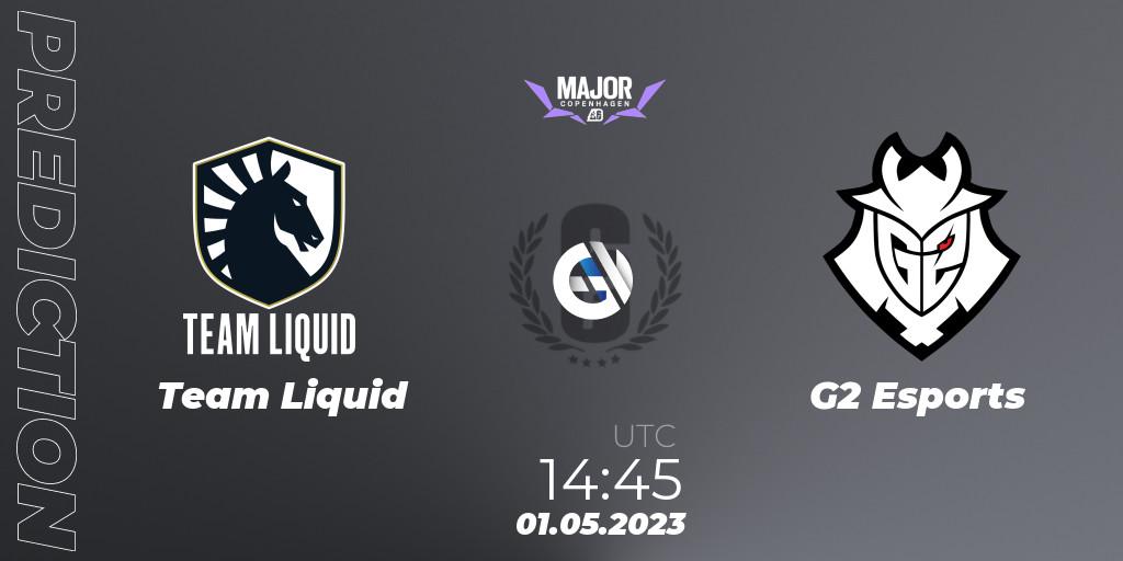 Team Liquid - G2 Esports: прогноз. 01.05.2023 at 13:45, Rainbow Six, BLAST R6 Major Copenhagen 2023