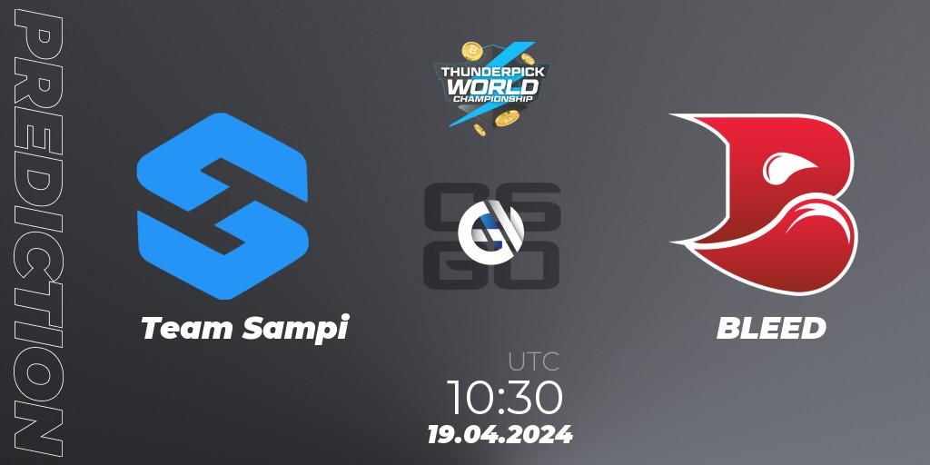 Team Sampi - BLEED: прогноз. 19.04.24, CS2 (CS:GO), Thunderpick World Championship 2024: European Series #1