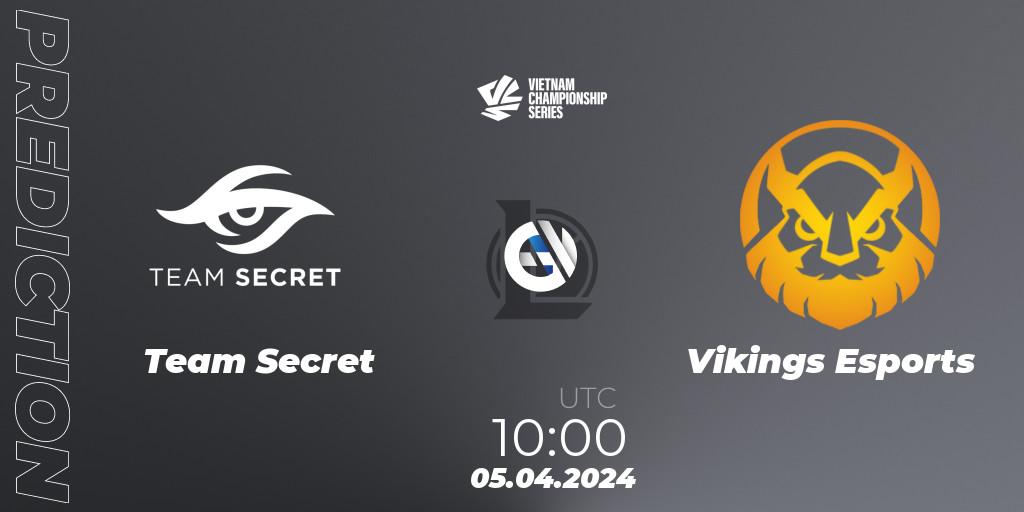 Team Secret - Vikings Esports: прогноз. 05.04.2024 at 11:00, LoL, VCS 2024 Dawn Playoffs