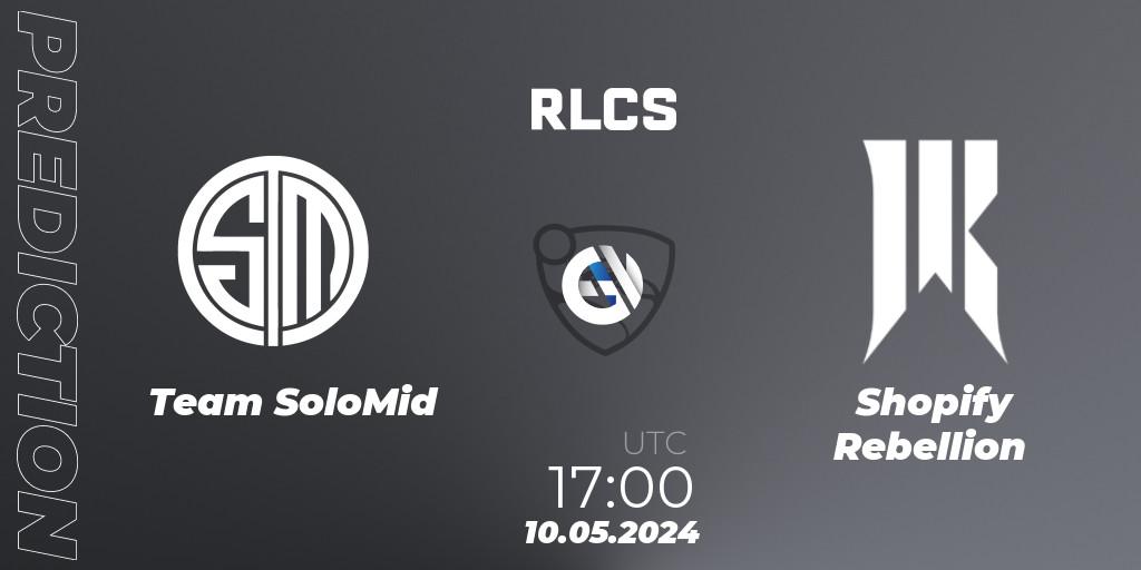 Team SoloMid - Shopify Rebellion: прогноз. 10.05.2024 at 17:00, Rocket League, RLCS 2024 - Major 2: NA Open Qualifier 5
