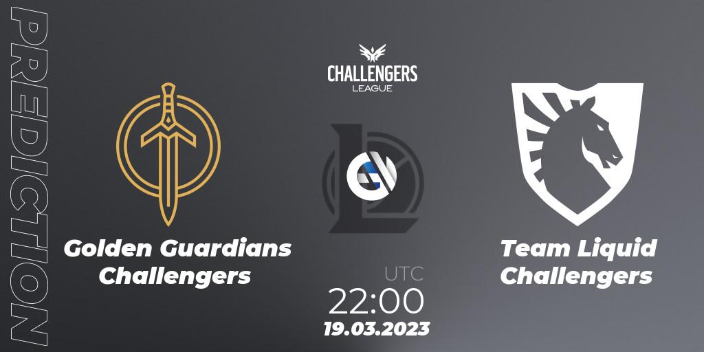 Golden Guardians Challengers - Team Liquid Challengers: прогноз. 19.03.23, LoL, NACL 2023 Spring - Playoffs