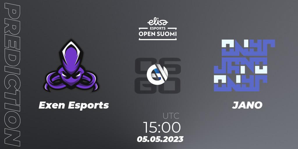 Exen Esports - JANO: прогноз. 05.05.23, CS2 (CS:GO), Elisa Open Suomi Season 5