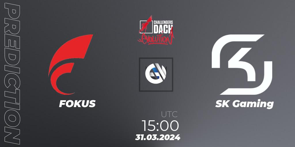 FOKUS - SK Gaming: прогноз. 31.03.24, VALORANT, VALORANT Challengers 2024 DACH: Evolution Split 1