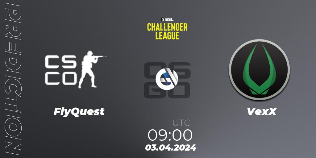 FlyQuest - VexX: прогноз. 03.04.2024 at 09:00, Counter-Strike (CS2), ESL Challenger League Season 47: Oceania