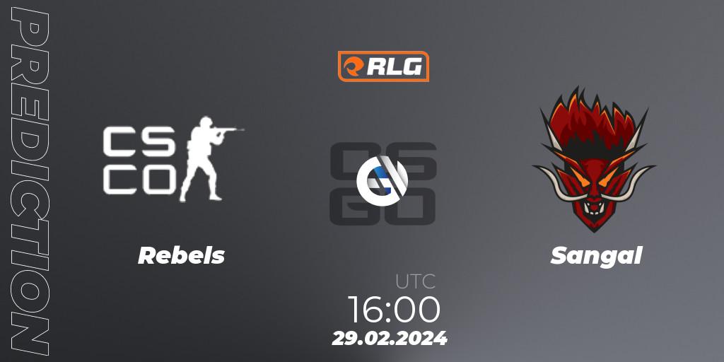 Rebels Gaming - Sangal: прогноз. 29.02.24, CS2 (CS:GO), RES European Series #1