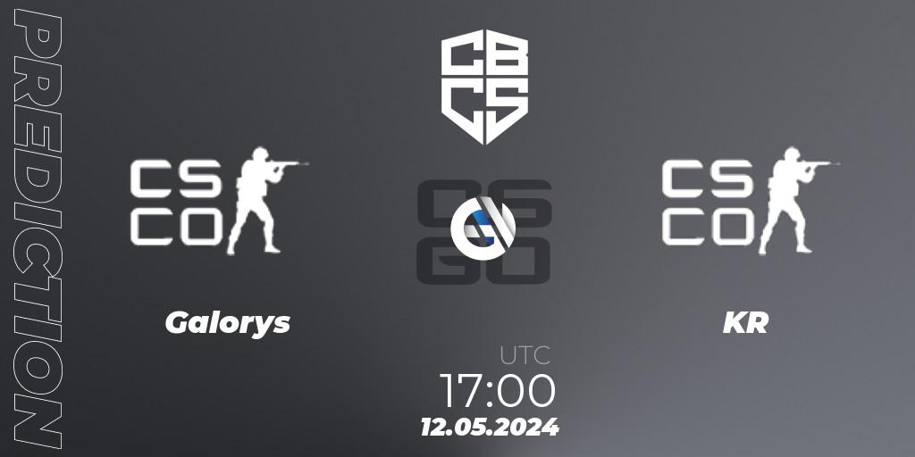 Galorys - KRÜ Esports: прогноз. 12.05.2024 at 19:45, Counter-Strike (CS2), CBCS Season 4