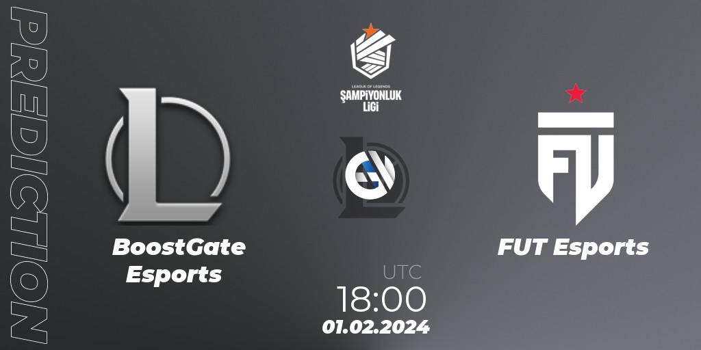 BoostGate Esports - FUT Esports: прогноз. 01.02.2024 at 18:00, LoL, TCL Winter 2024