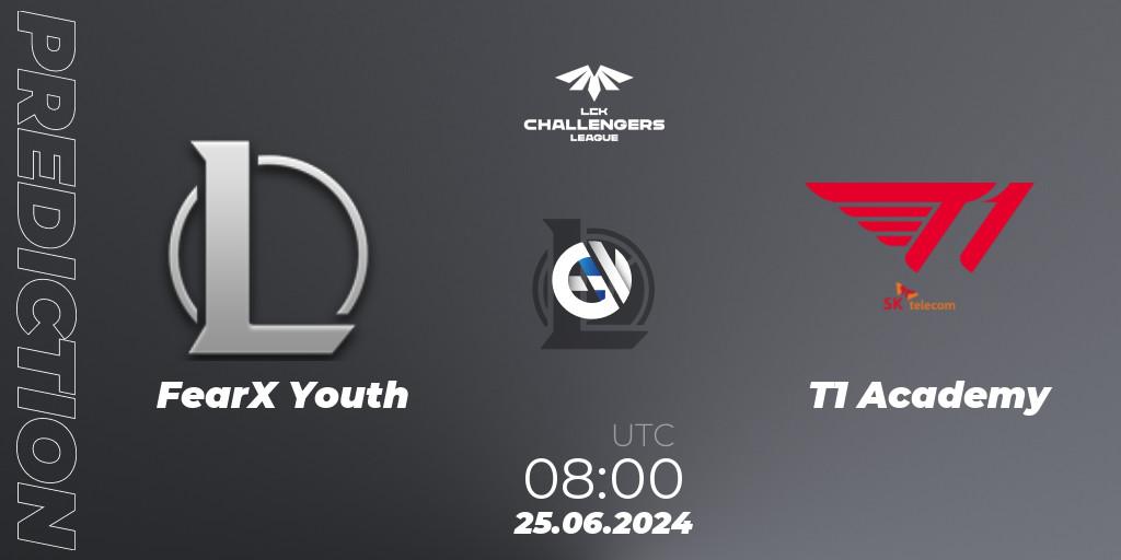FearX Youth - T1 Academy: прогноз. 25.06.2024 at 08:00, LoL, LCK Challengers League 2024 Summer - Group Stage