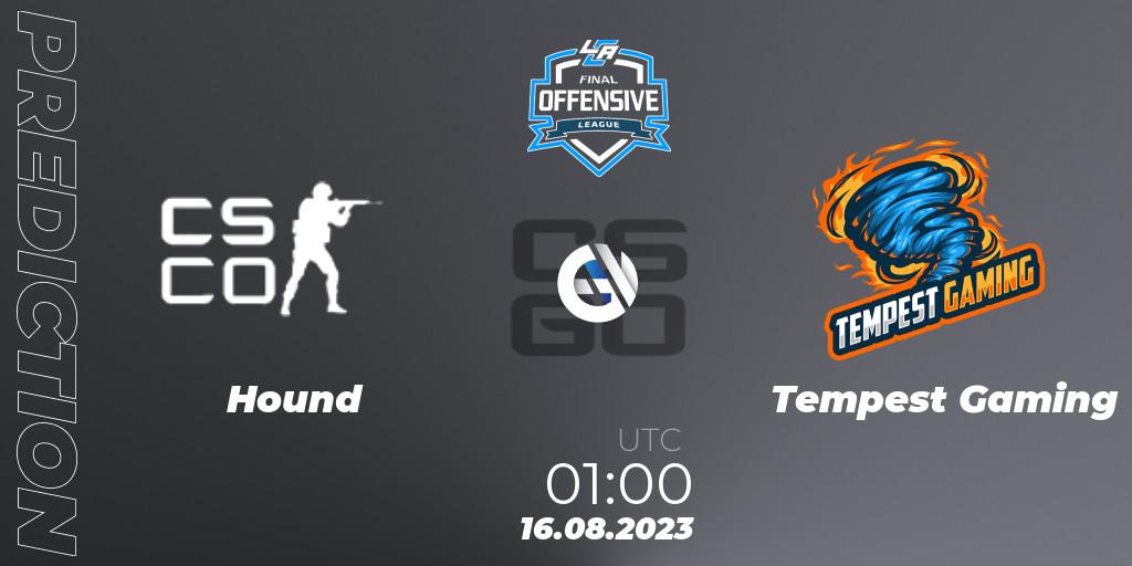 Hound - Tempest: прогноз. 23.08.2023 at 00:30, Counter-Strike (CS2), LCA Final Offensive League