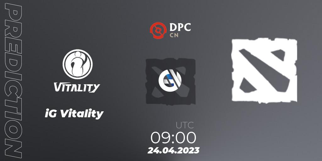 iG Vitality - 孤独摇滚: прогноз. 24.04.2023 at 09:00, Dota 2, DPC 2023 Tour 2: CN Division II (Lower)
