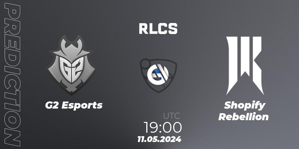 G2 Esports - Shopify Rebellion: прогноз. 11.05.2024 at 19:00, Rocket League, RLCS 2024 - Major 2: NA Open Qualifier 5