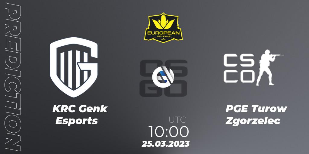 KRC Genk Esports - PGE Turow Zgorzelec: прогноз. 25.03.23, CS2 (CS:GO), European Pro League Season 7: Division 2