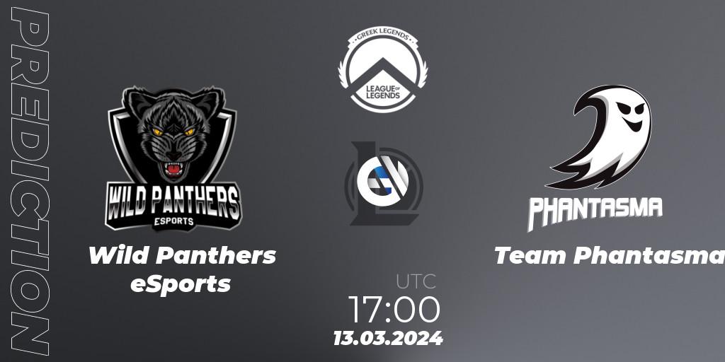 Wild Panthers eSports - Team Phantasma: прогноз. 13.03.24, LoL, GLL Spring 2024