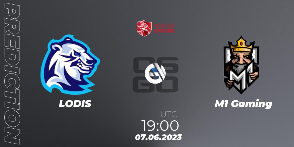 LODIS - M1 Gaming: прогноз. 07.06.2023 at 19:00, Counter-Strike (CS2), Polish Esports League 2023 Split 2