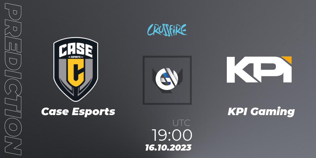 Case Esports - KPI Gaming: прогноз. 16.10.2023 at 19:00, VALORANT, LVP - Crossfire Cup 2023: Contenders #2