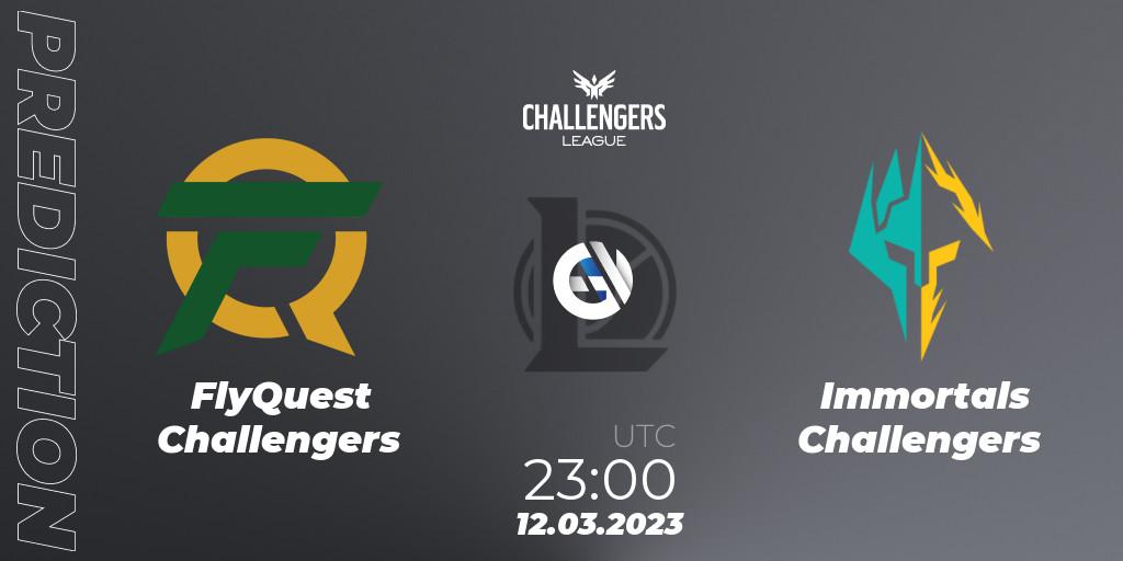 FlyQuest Challengers - Immortals Challengers: прогноз. 12.03.23, LoL, NACL 2023 Spring - Playoffs