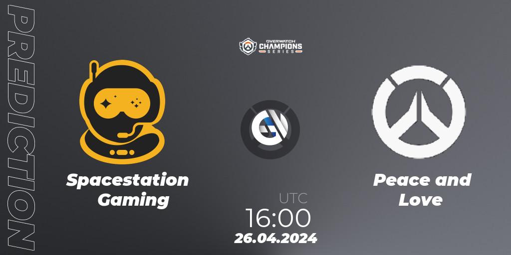 Spacestation Gaming - Peace and Love: прогноз. 26.04.2024 at 16:00, Overwatch, Overwatch Champions Series 2024 - EMEA Stage 2 Main Event