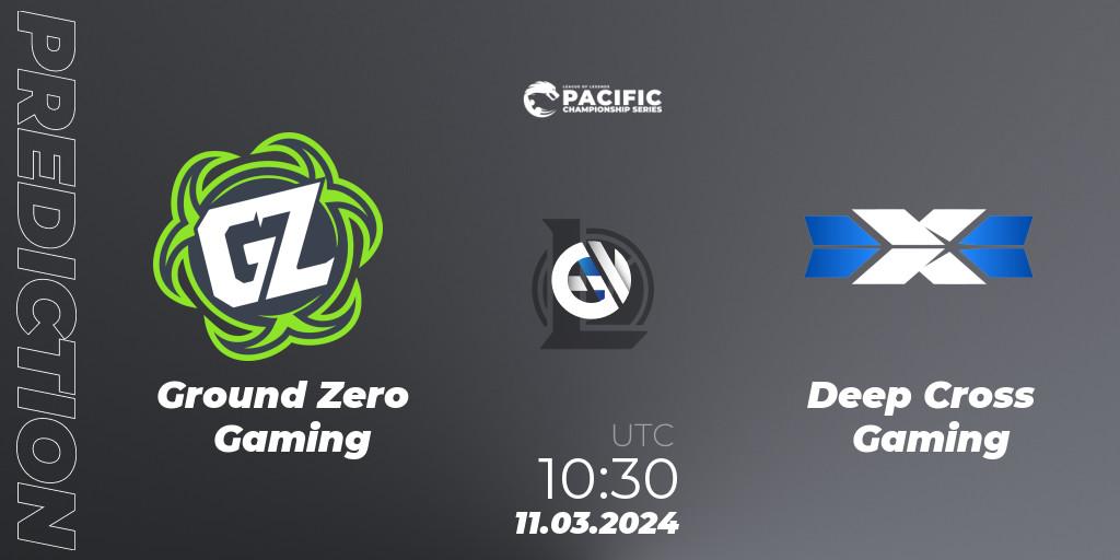 Ground Zero Gaming - Deep Cross Gaming: прогноз. 11.03.24, LoL, PCS Playoffs Spring 2024