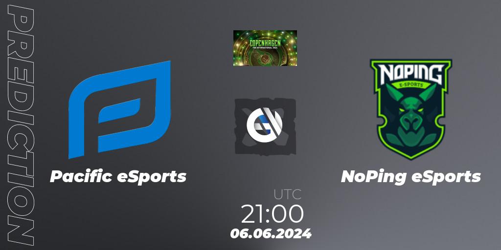 Pacific eSports - NoPing eSports: прогноз. 06.06.2024 at 21:00, Dota 2, The International 2024: South America Open Qualifier #1