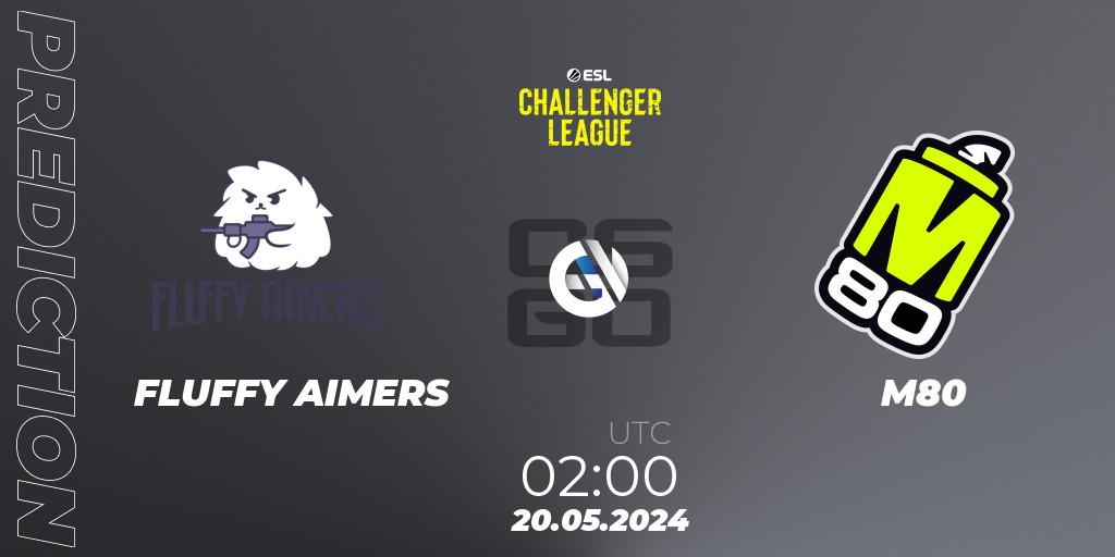 FLUFFY AIMERS - M80: прогноз. 20.05.2024 at 02:00, Counter-Strike (CS2), ESL Challenger League Season 47: North America