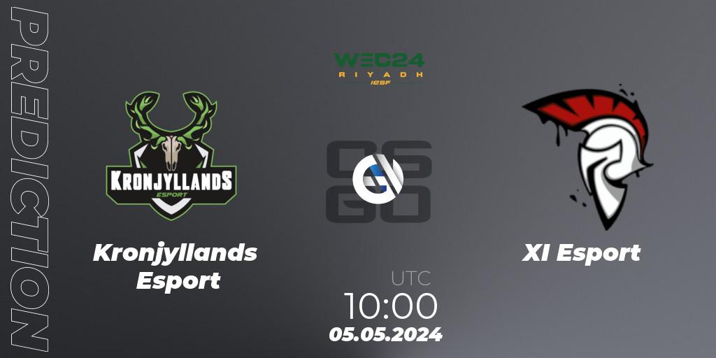Kronjyllands Esport - XI Esport: прогноз. 05.05.2024 at 10:00, Counter-Strike (CS2), IESF World Esports Championship 2024: Danish Qualifier