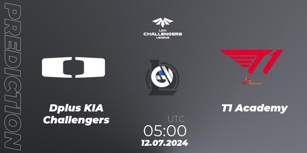 Dplus KIA Challengers - T1 Academy: прогноз. 12.07.2024 at 05:00, LoL, LCK Challengers League 2024 Summer - Group Stage