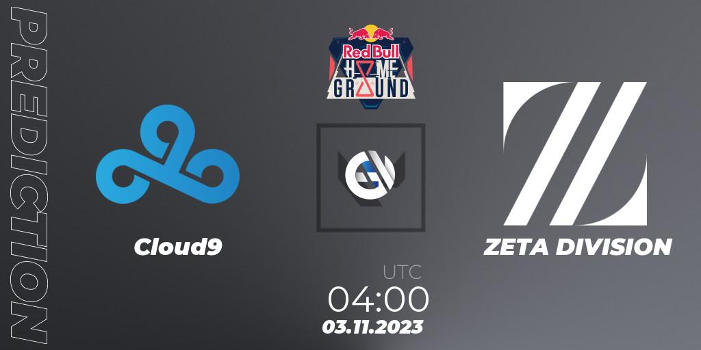 Cloud9 - ZETA DIVISION: прогноз. 03.11.2023 at 04:00, VALORANT, Red Bull Home Ground #4 - Swiss Stage