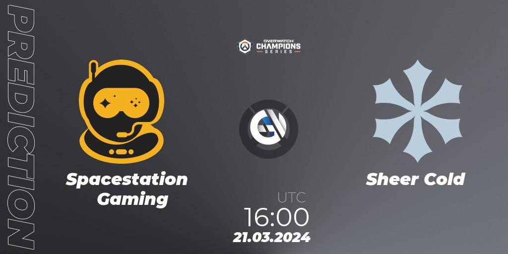 Spacestation Gaming - Sheer Cold: прогноз. 21.03.2024 at 16:00, Overwatch, Overwatch Champions Series 2024 - EMEA Stage 1 Main Event