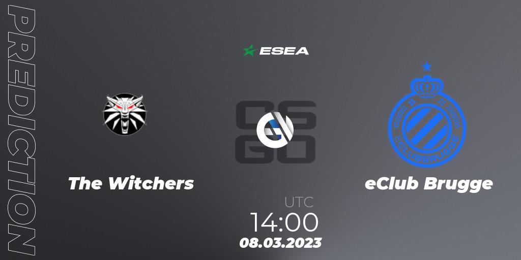 The Witchers - eClub Brugge: прогноз. 08.03.2023 at 14:10, Counter-Strike (CS2), ESEA Season 44: Advanced Division - Europe