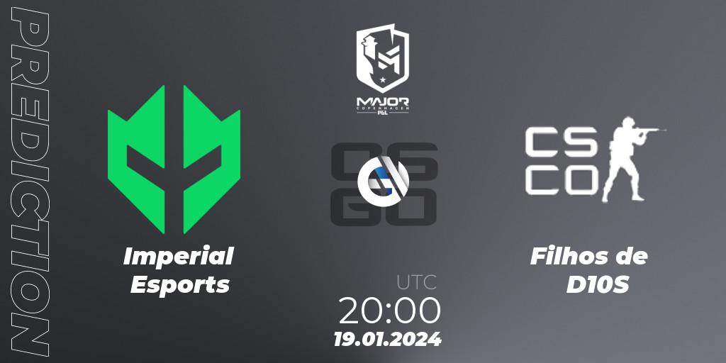 Imperial Esports - Galorys: прогноз. 19.01.2024 at 20:15, Counter-Strike (CS2), PGL CS2 Major Copenhagen 2024 South America RMR Closed Qualifier
