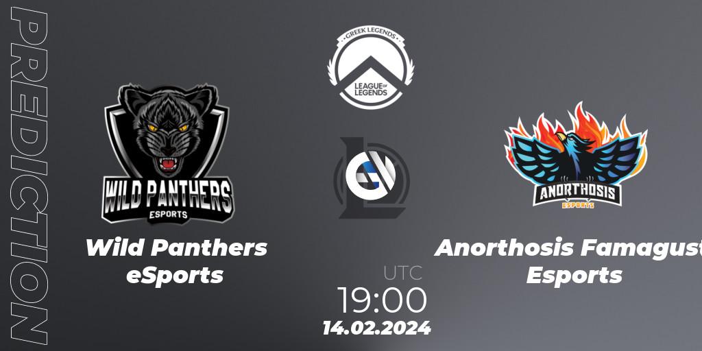 Wild Panthers eSports - Anorthosis Famagusta Esports: прогноз. 14.02.24, LoL, GLL Spring 2024