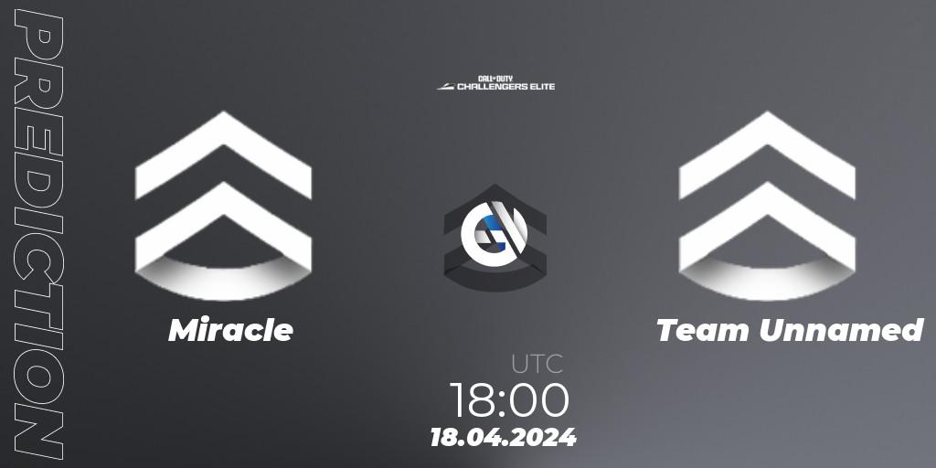 Miracle - Team Unnamed: прогноз. 18.04.2024 at 18:00, Call of Duty, Call of Duty Challengers 2024 - Elite 2: EU