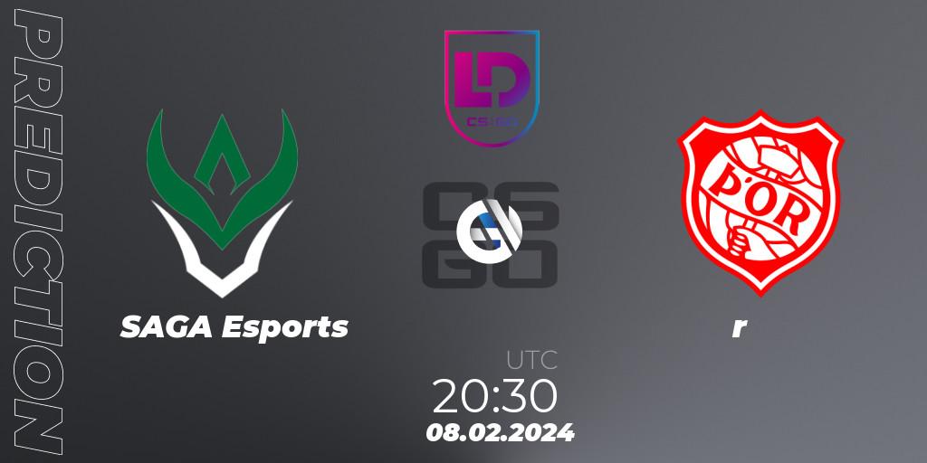 SAGA Esports - Þór: прогноз. 08.02.2024 at 20:30, Counter-Strike (CS2), Icelandic Esports League Season 8: Regular Season