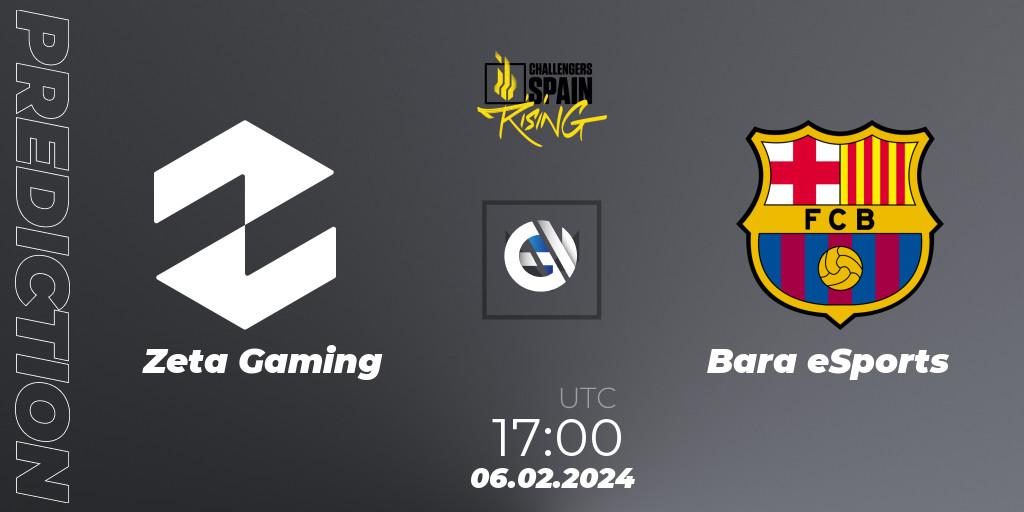 Zeta Gaming - Barça eSports: прогноз. 06.02.24, VALORANT, VALORANT Challengers 2024 Spain: Rising Split 1