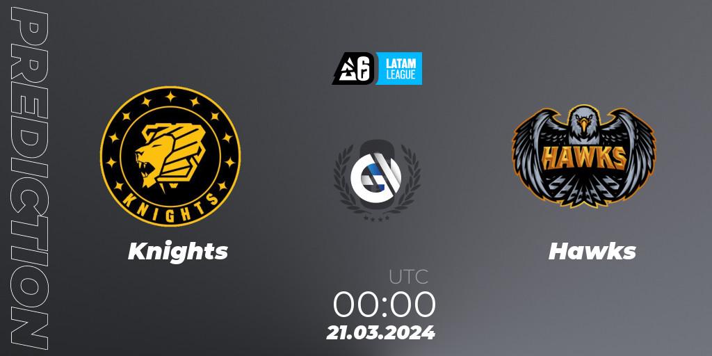 Knights - Hawks: прогноз. 21.03.24, Rainbow Six, LATAM League 2024 - Stage 1: LATAM South