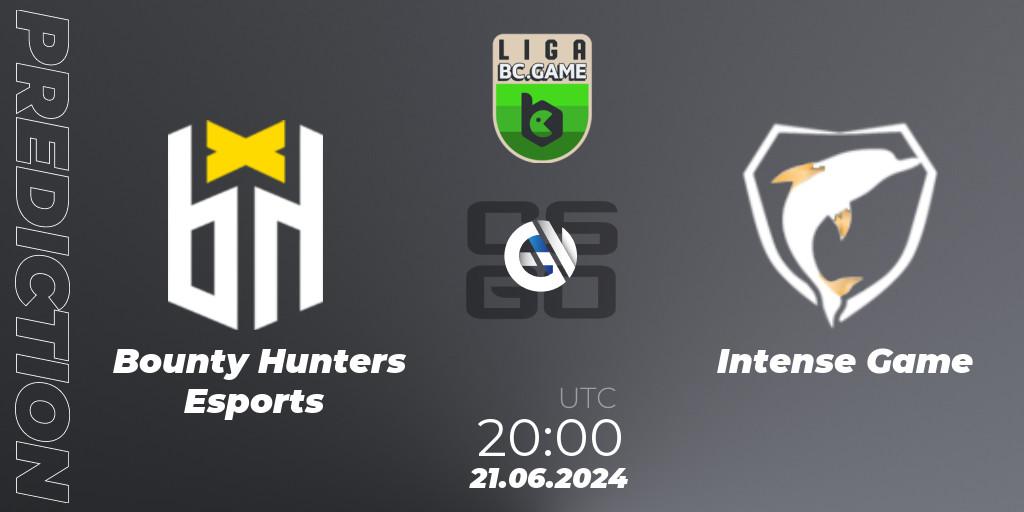 Bounty Hunters Esports - Intense Game: прогноз. 21.06.2024 at 20:00, Counter-Strike (CS2), Dust2 Brasil Liga Season 3: Division 1