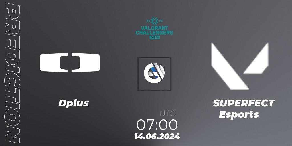Dplus - SUPERFECT Esports: прогноз. 14.06.2024 at 07:00, VALORANT, VALORANT Challengers 2024 Korea: Split 2