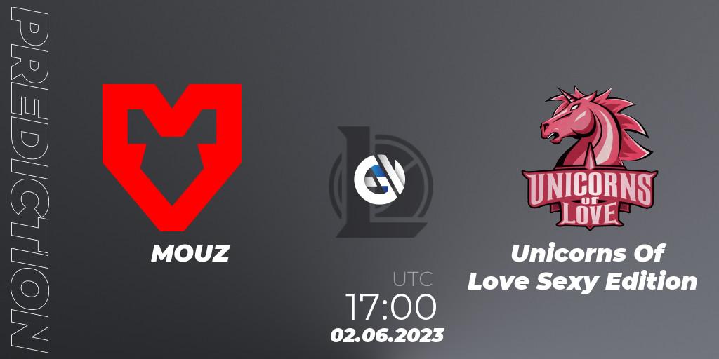 MOUZ - Unicorns Of Love Sexy Edition: прогноз. 02.06.2023 at 18:00, LoL, Prime League Summer 2023 - Group Stage